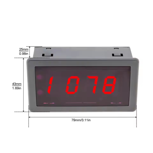 Μετρητής ταχύτητας RPM 4 Ψηφιακό στροφόμετρο με οθόνη LED για κινητήρα 1