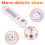 Termometru higrometru interior cu indicator, higrometru vertical de perete 6