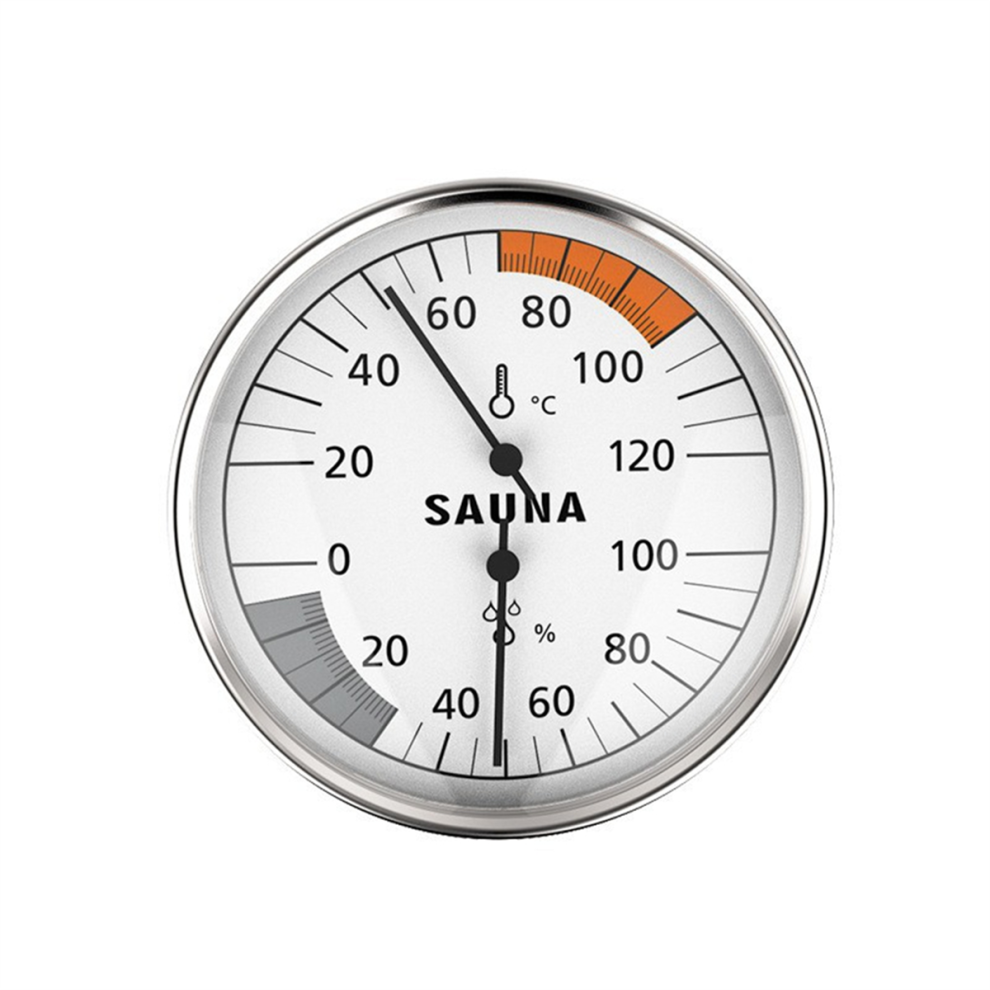 Dial Hanging Household Sauna Hygrometer Thermometer