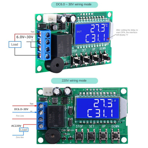 XY-T01 digital termostat temperaturkontrollmodul 2