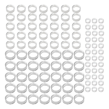 105 PCS (3 Sizes Each 35) Sphere Stand,Clear Mini Ball Stand