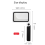 Loupe de lecture professionnelle 3,5X avec 16 LED 7