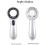 Rechargeable 30X Handheld Magnifying Glass with LED Lights 3