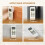3 Pcs Magnetic Remote Control Holder,Organizer Easy Installation 5