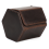 Κλασική θήκη αποθήκευσης ρολογιών Crazy Horse Cowhide Diamond Hexagonal Box 1