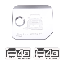 40-jarig jubileum embleem sticker tank cover set voor