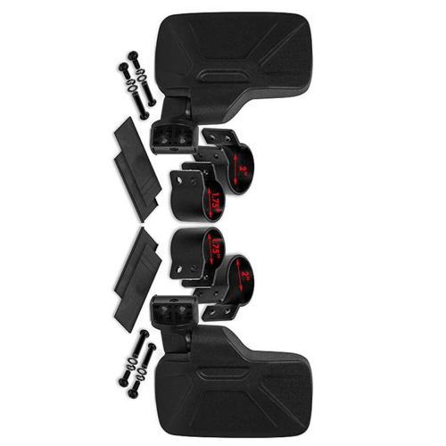 Espelho retrovisor modificado UTV UTV universal 1,75-2 polegadas lateral 1