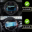 Car Central Control Circle Navigation Screen Cover for MINI 8.8inch 2