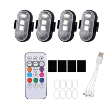 RGB LED letadlová stroboskopická světla motocyklová světla