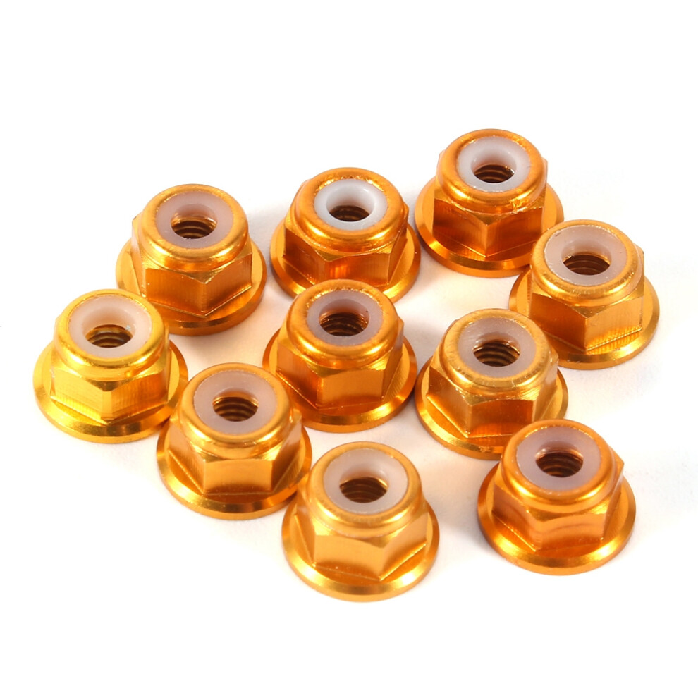 10Pcsm3 Nylon Insert Selflock Aluminum Nuts Hex 8320539834191