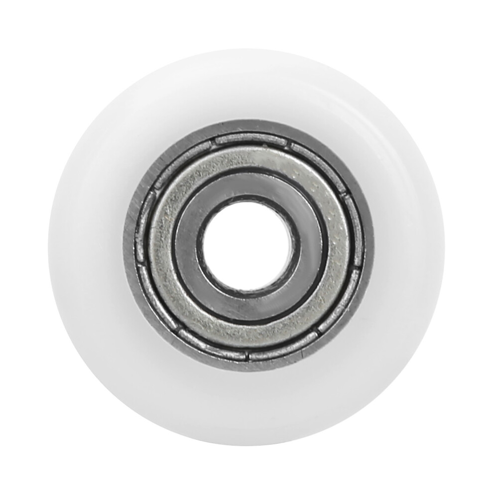 10pcs Nylon Plastic Pulley Roller Embedded Deep