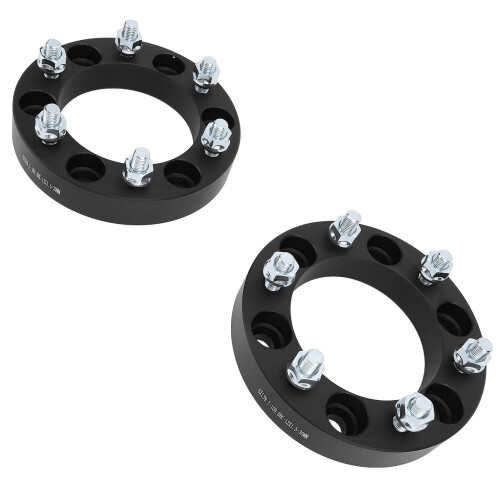 4PCS 30MM 6 Stud Wheel Spacers Aluminium Alloy 2