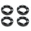 4PCS 30MM 6 Stud Wheel Spacers Aluminium Alloy 1