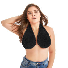 Women's Soft Sport Towel Bra for Comfort F-H Cup, Absorbent Sweat-Absorbent Towel Material, Size #3