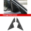 For bilinteriørpanel trekant flare trim deksel 5