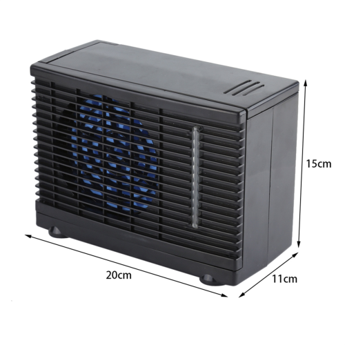 Mini billuftkølerventilator fordampningsluftkølerventilator bærbar 12V 1