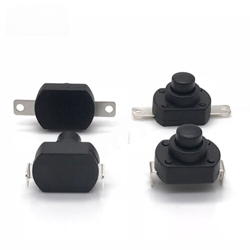 Flashlight Switch Button Power Self-Locking Flashlight Button 18.3mm 2