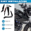 Motorcykeltilbehør Luftdeflektorer til X-ADV 750 Sort 5