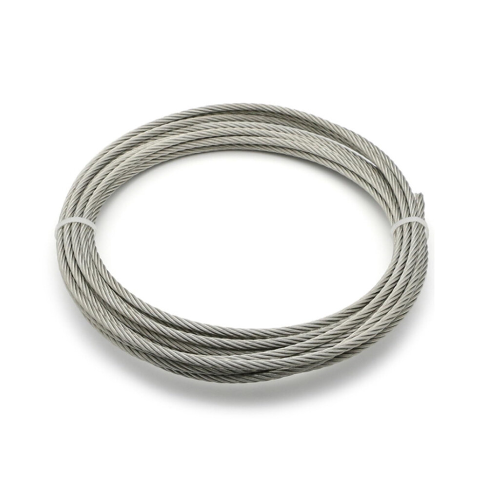 304 Stainless Steel Wire Rope 5 Meter Length 1Mm 1.2Mm 1.5Mm 2Mm Diameter Rustproof Lifting Cable Line 7X7 Construction 6447073412370
