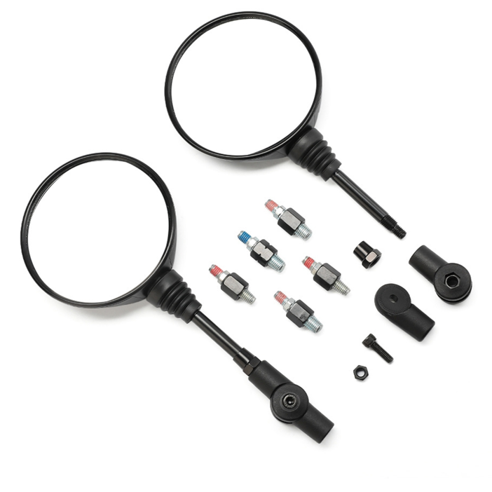 Motorcycle Rearview Mirror Round Mirror For 4713648042207