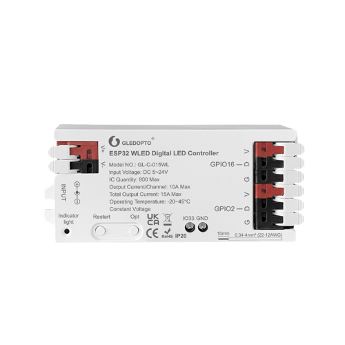WLED ESP32 Farverig RGB RGBW Controller B