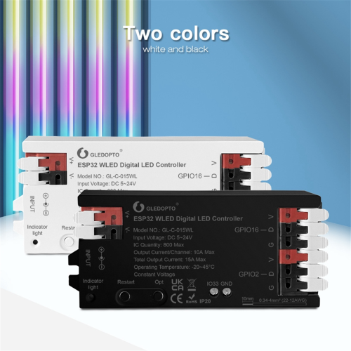 WLED ESP32 Farverig RGB RGBW Controller B 1
