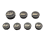 Motorcycle Frame Hole Cover Caps Plug Frame Cap Plugs 5
