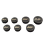 Motorcycle Frame Hole Cover Caps Plug Frame Cap Plugs 1