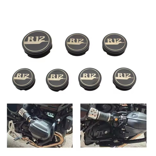 Motorcycle Frame Hole Cover Caps Plug Frame Cap Plugs 1