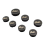 Motorcycle Frame Hole Cover Caps Plug Frame Cap Plugs 4