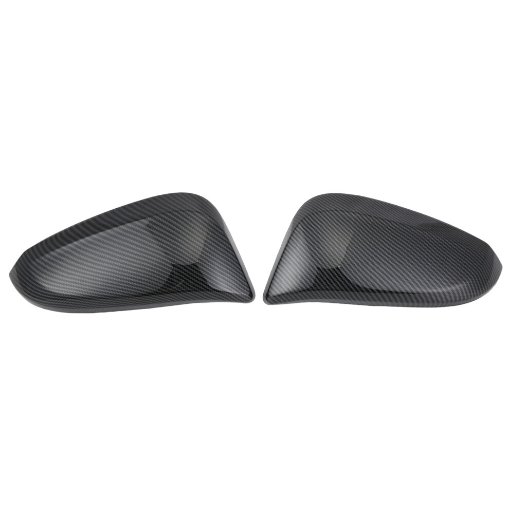 2Pcs Rearview Mirror Cover Cap Carbon Fiber Style 8320539834689