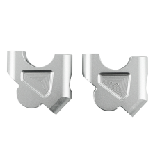1 Pair Handlebar Riser Clamp for R1200GS ADV 2013-2022 Silvery