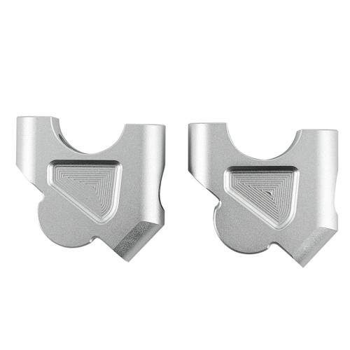 1 Pair Handlebar Riser Clamp for R1200GS ADV 2013-2022 Silvery
