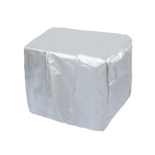 Storage Dust Cover for 15-250HP Full Outboard Motor Engine - 210D Waterproof Heavy Duty Custom Cover in Silver