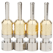 Aansluitpaal vrouwelijke aansluiting luidsprekerkabel connector stekker 4-pack