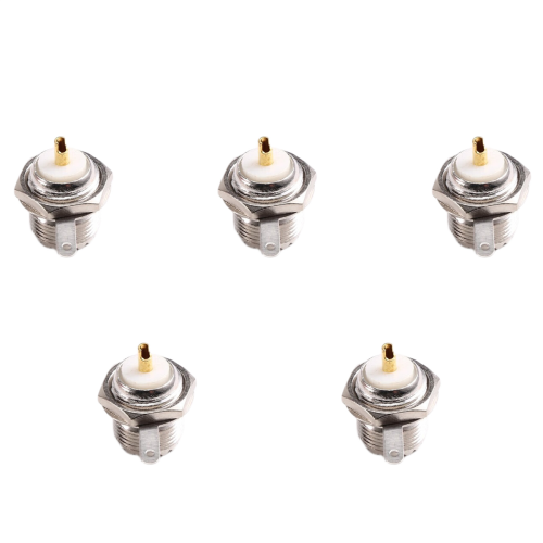 UHF Female SO239 Flange Mount Connector Adapter Test 5Pcs 2