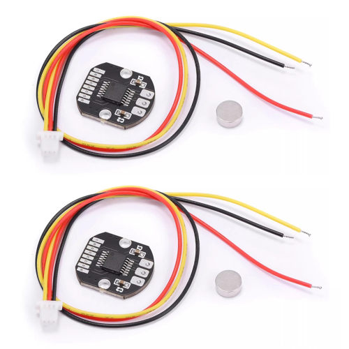2 buc AS5048A Encoder magnetic PWM ieșire interfață SPI/I2C 14 biți