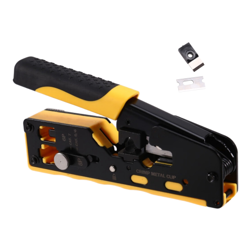 RJ45 Cat7 Crimp Tool Ethernet Crimping Tool Wire Cutter Crimper 1