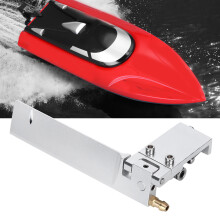 Aluminiumlegierung Saugballon Wassersteuerung für RC-Boote 95 mm Silber