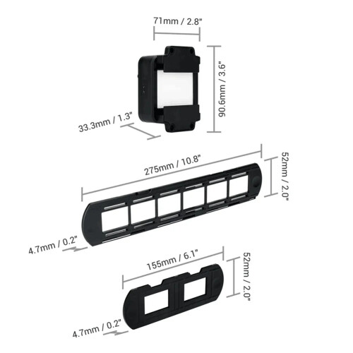 Φως LED σάρωσης, αντιγραφής αρνητικού φιλμ 35 mm με 10 επίπεδα 2