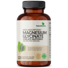 Futurebiotics Magnesiumglycinat 200 mg pro Portion, chelatisiert fr hohe Absorption, magenschonend, gentechnikfrei, 120 vegetarische Kapseln