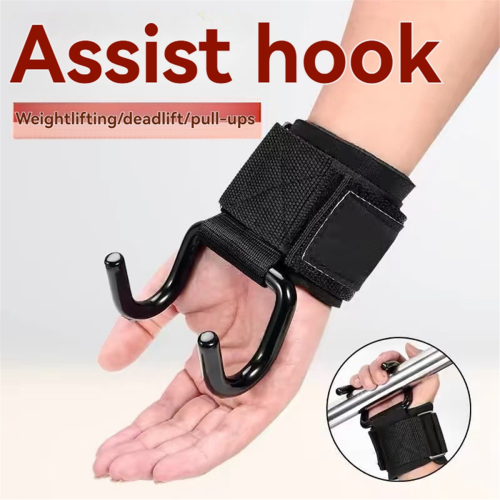2 pezzi Fitness Power Hook Pull-Ups e Hard Pull Training Anti-Fall Helper 1