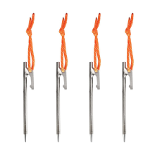 Titanium Alloy Tent Pegs Camping Tent Nail 24cm