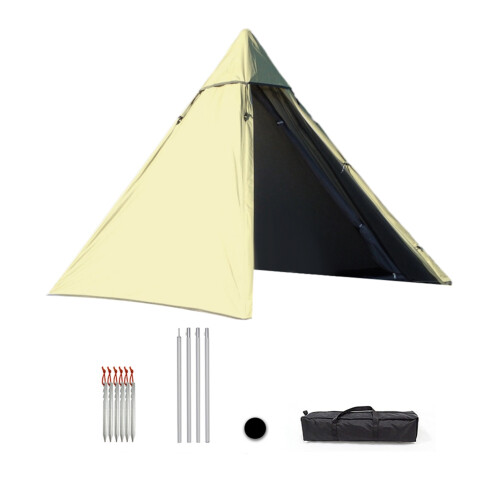 Σκηνή Pyramid Solo, Υπερελαφριά σκηνή Tipi για υπαίθριες κατασκηνώσεις B