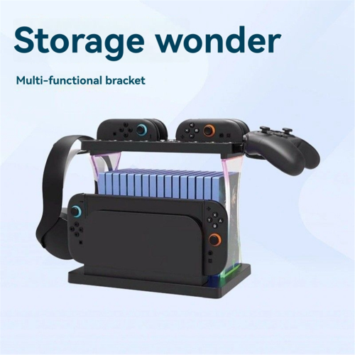 For Switch2 Multi-Function Storage Bracket+For Charging Base 2