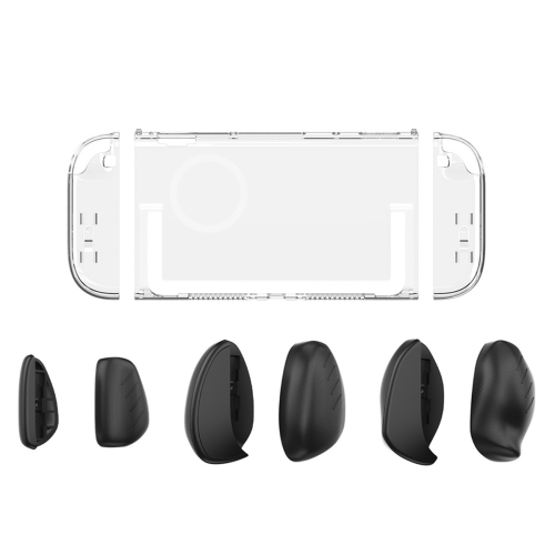 Transparent Shell+Grip Case Kit for Switch2 Game Console, D