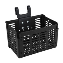 Folding Bicycle Basket for Rear Use - Easy to Install Bike Storage Holder, Durable High-Grade Material, Sturdy Design