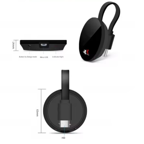 Compatibele wifi-displayadapter 5G+2.4G tv-sticks voor Android 2