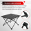 Udendørs campingfest picnic grill foldbart skrivebord 7