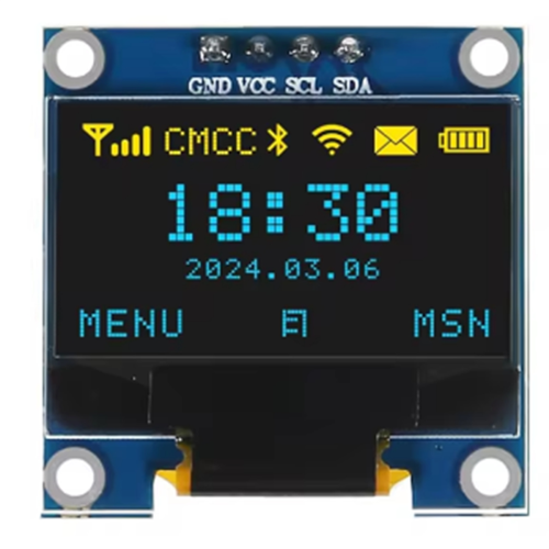 0,96 inch OLED-schermmodule I2C IIC 128x64 SSD-1306